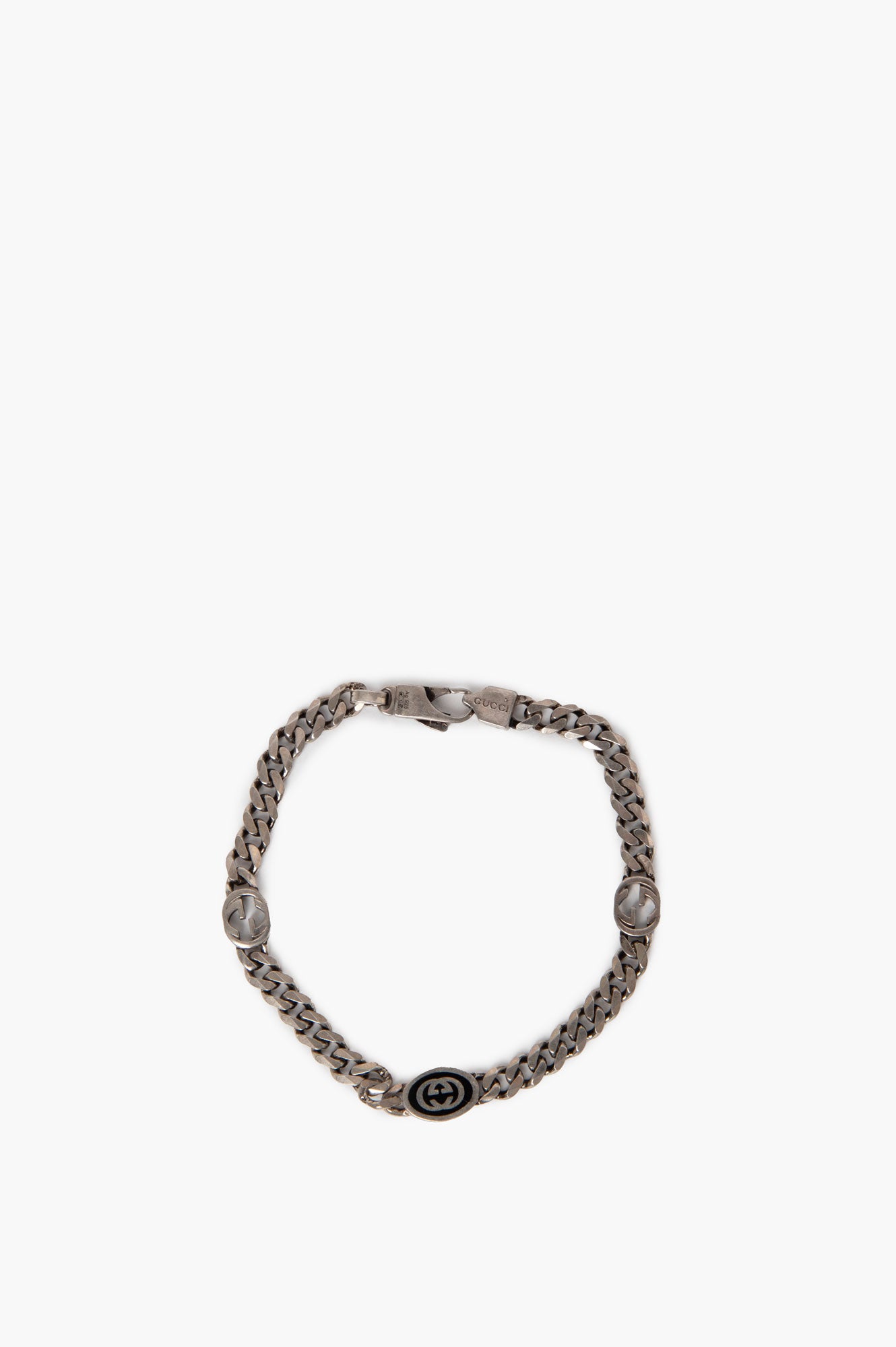 Gucci Silver GG Bracelet
