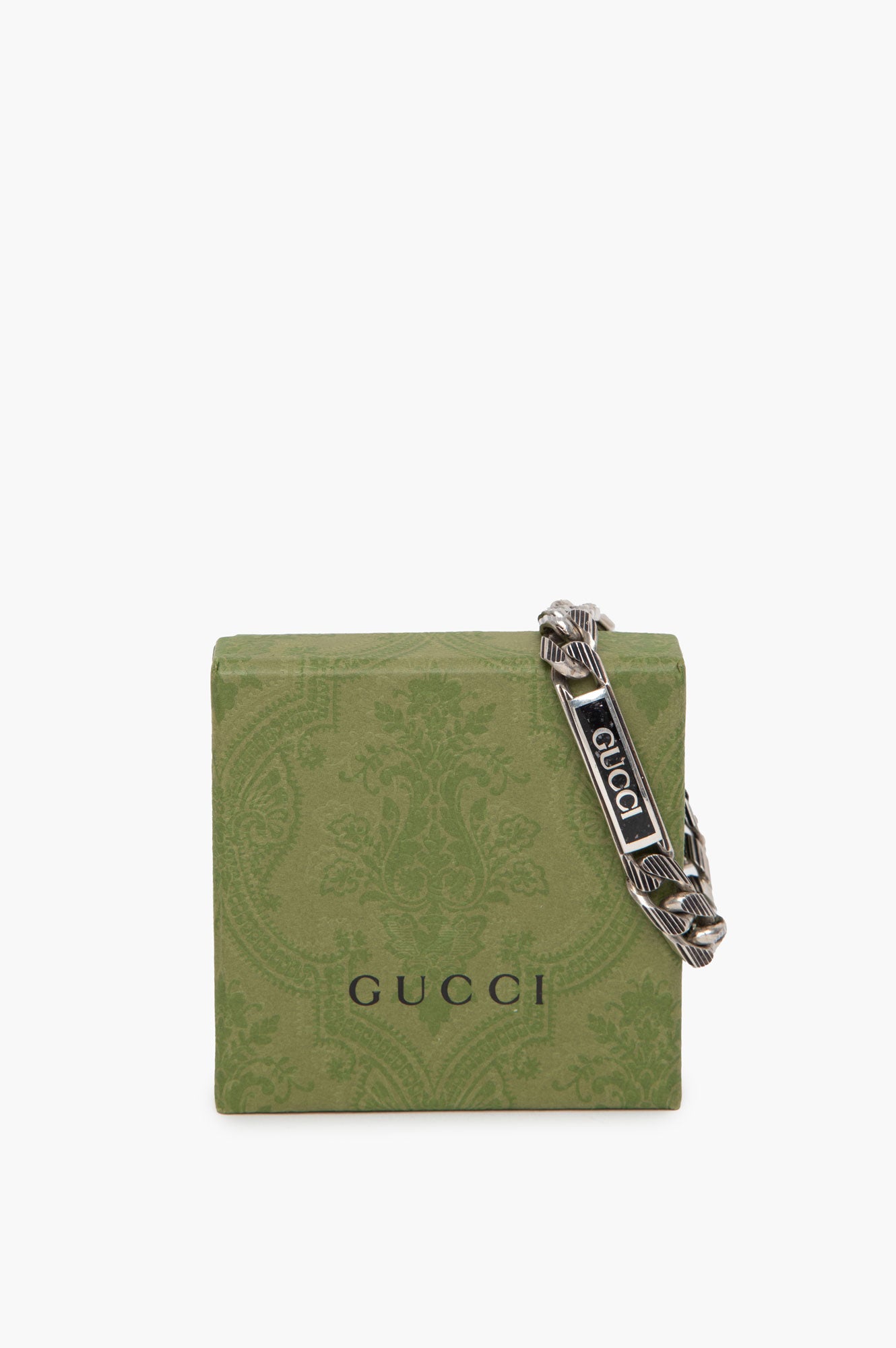 Gucci Silver Logo Bracelet