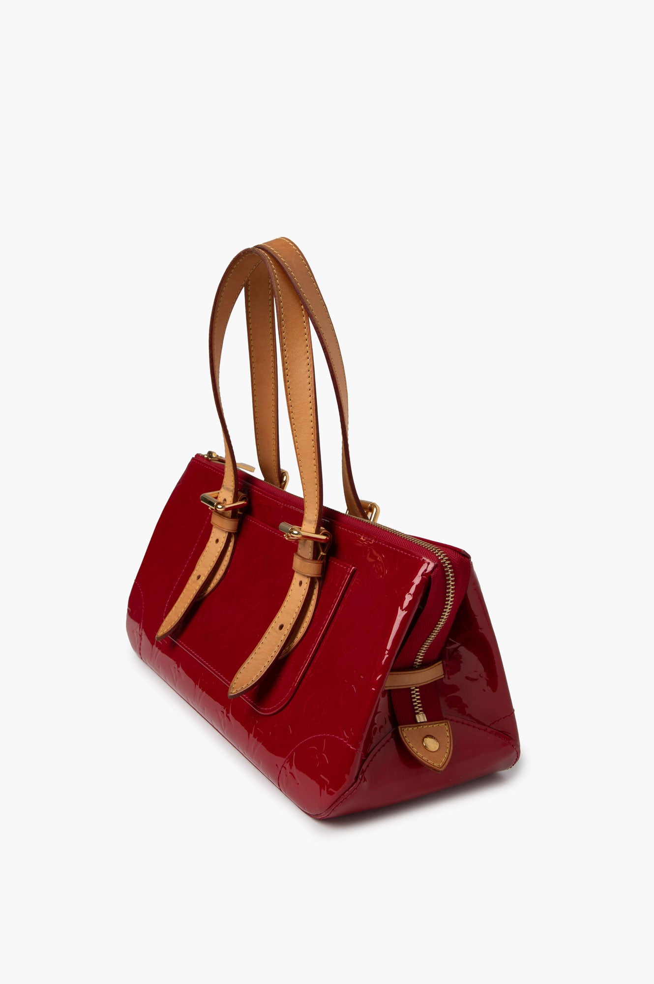 Louis Vuitton Red Patent Vernis Rosewood Shoulder Bag