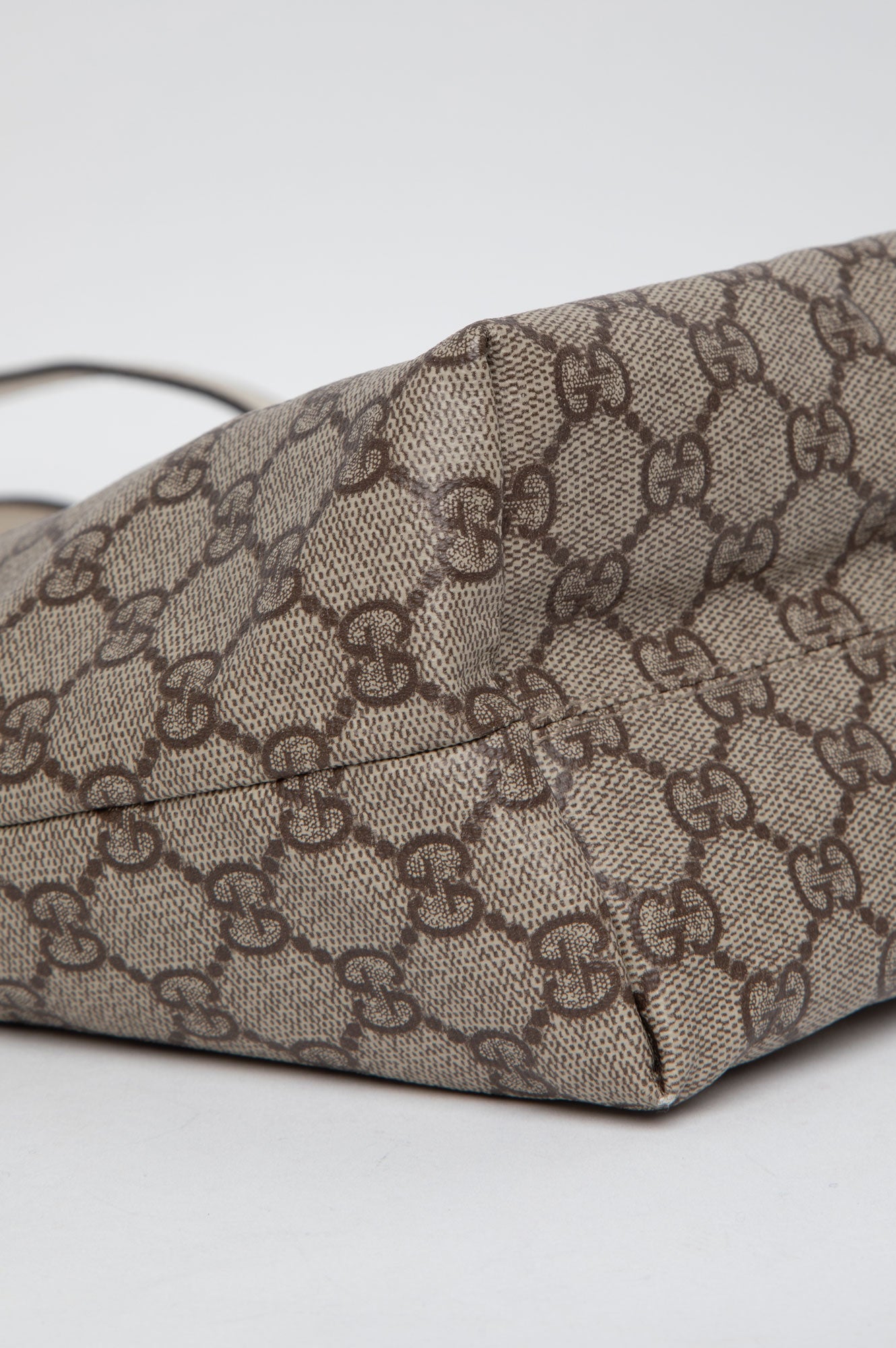 Gucci Beige GG Coated Canvas Book Tote