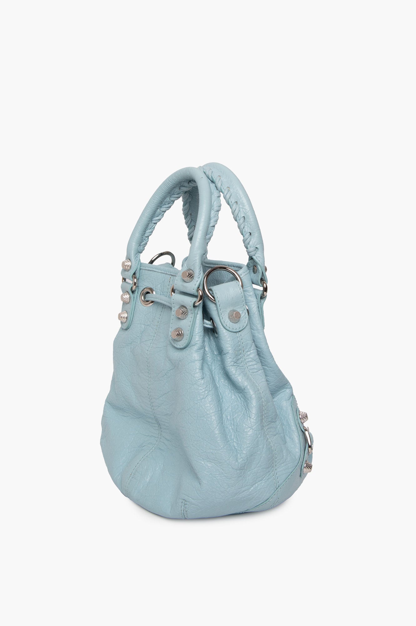 Balenciaga Blue Le Cagole Bucket Bag