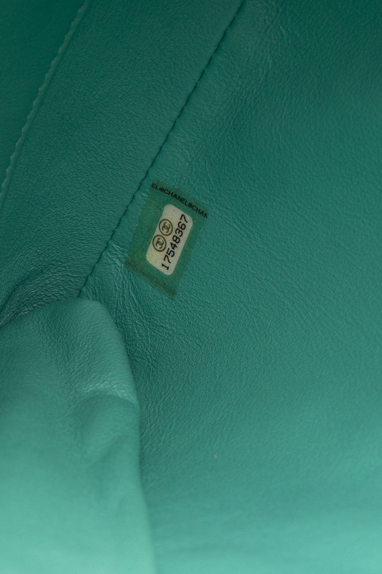 Chanel Green Patent Single Flap Bag
