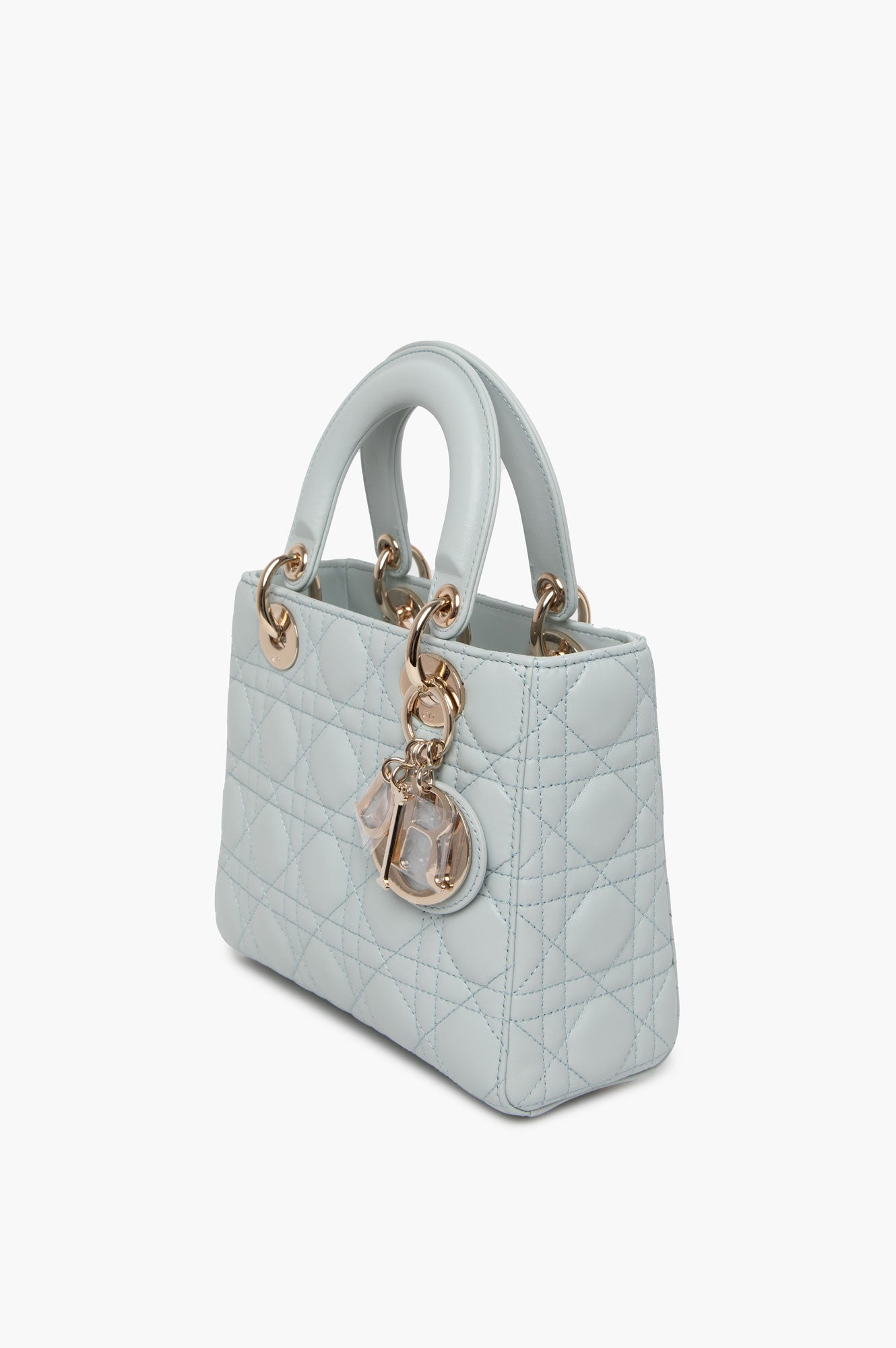 Christian Dior Baby Blue Small Lady Dior Bag