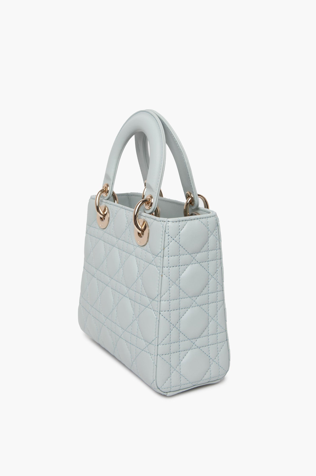 Christian Dior Baby Blue Small Lady Dior Bag