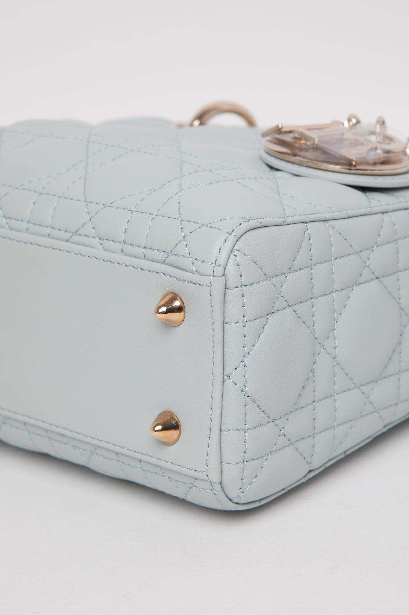 Christian Dior Baby Blue Small Lady Dior Bag