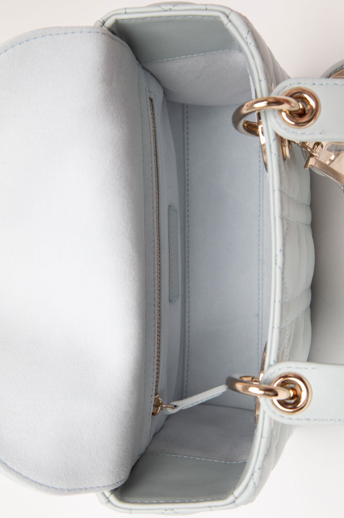 Christian Dior Baby Blue Small Lady Dior Bag