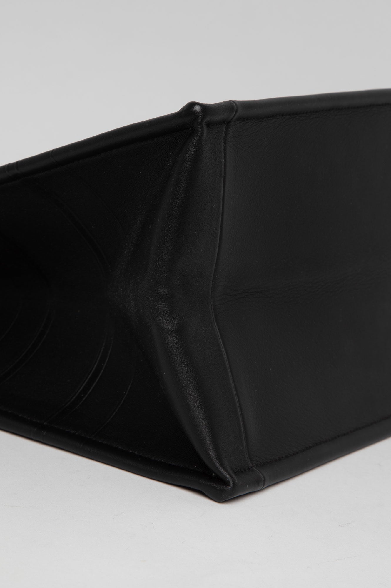 Christian Dior Black Leather Book Tote