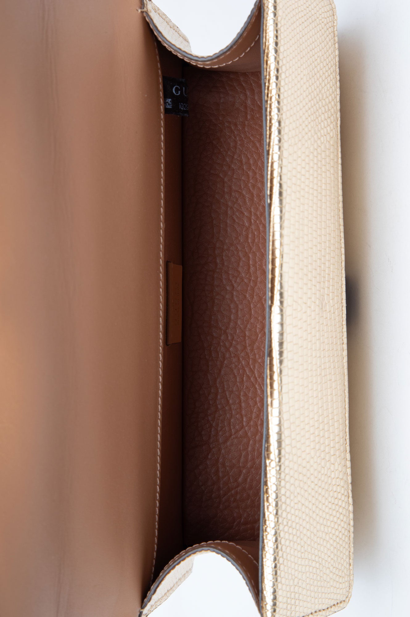 Gucci Gold Lizard Dionysus Small Shoulder Bag