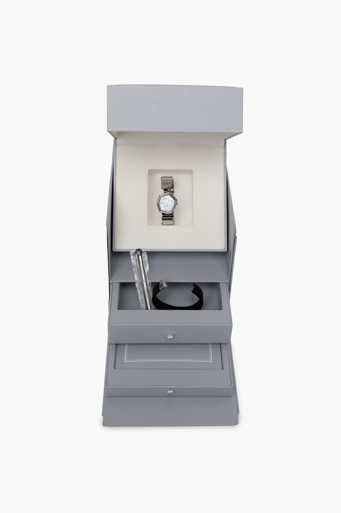 Christian Dior Mother of Pearl Dial Silver Steel Watch