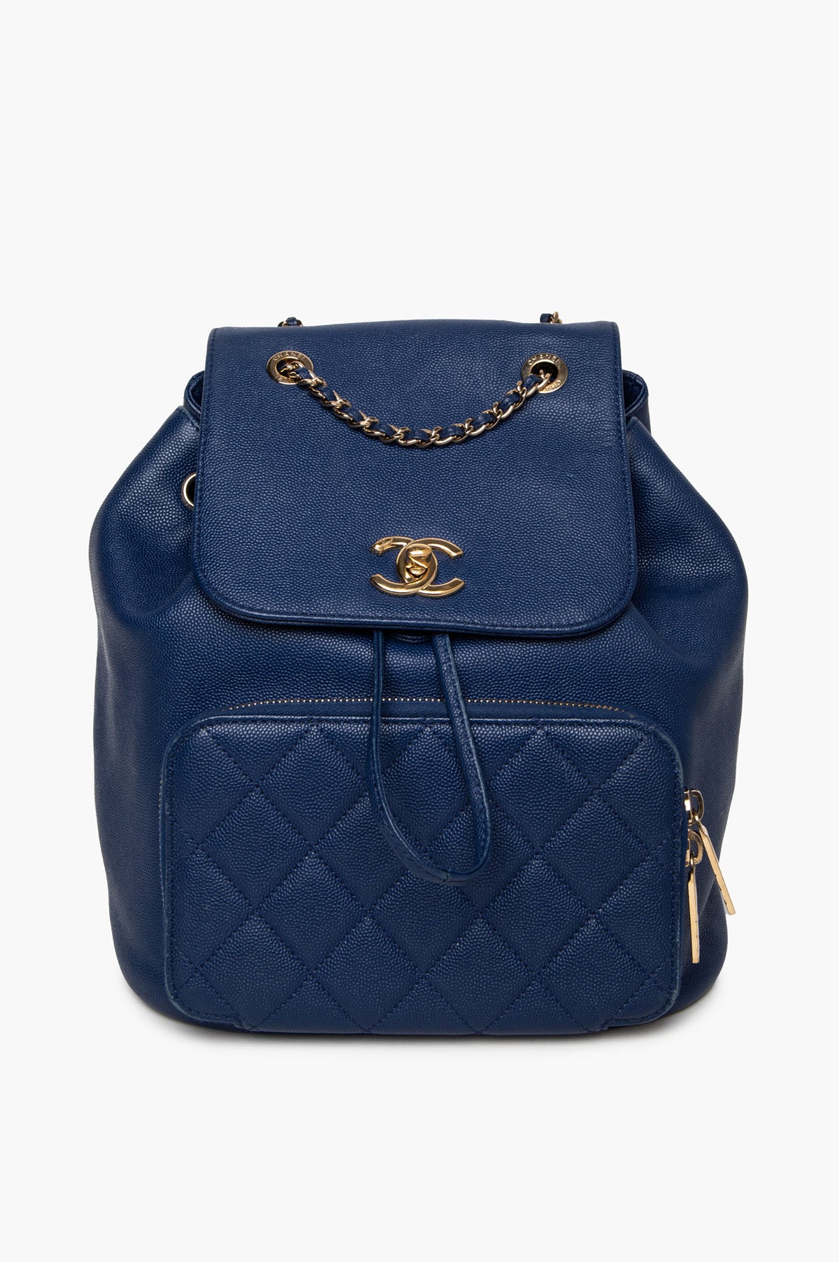 Chanel Blue Caviar Business Affinity Backpack