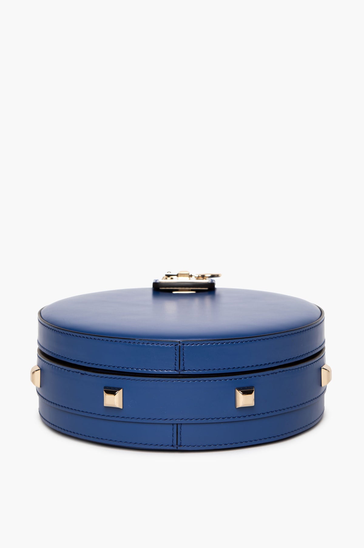 Salvatore Ferragamo Admiral Blue Calfskin The Studio Bag