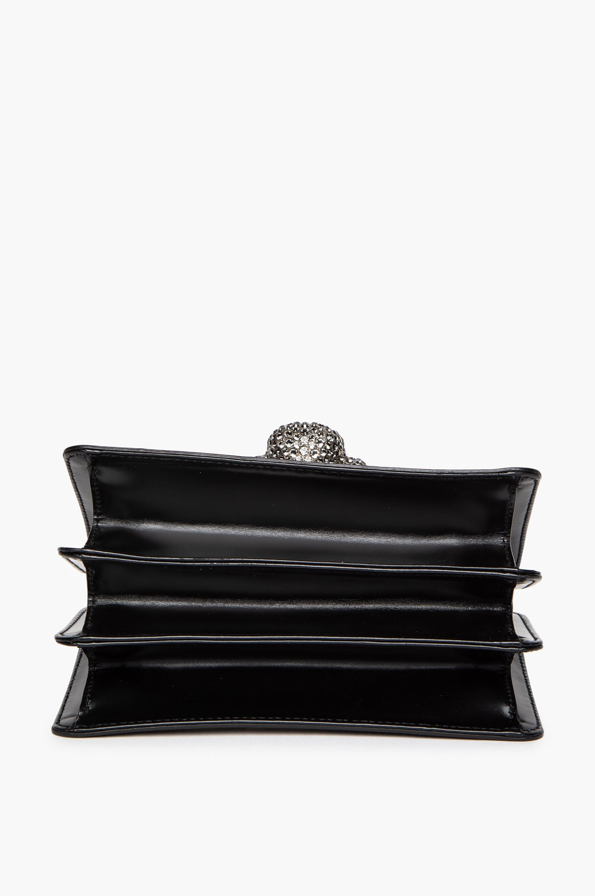 Gucci Black Calfskin Bamboo Mini Thiara Top Handle Bag