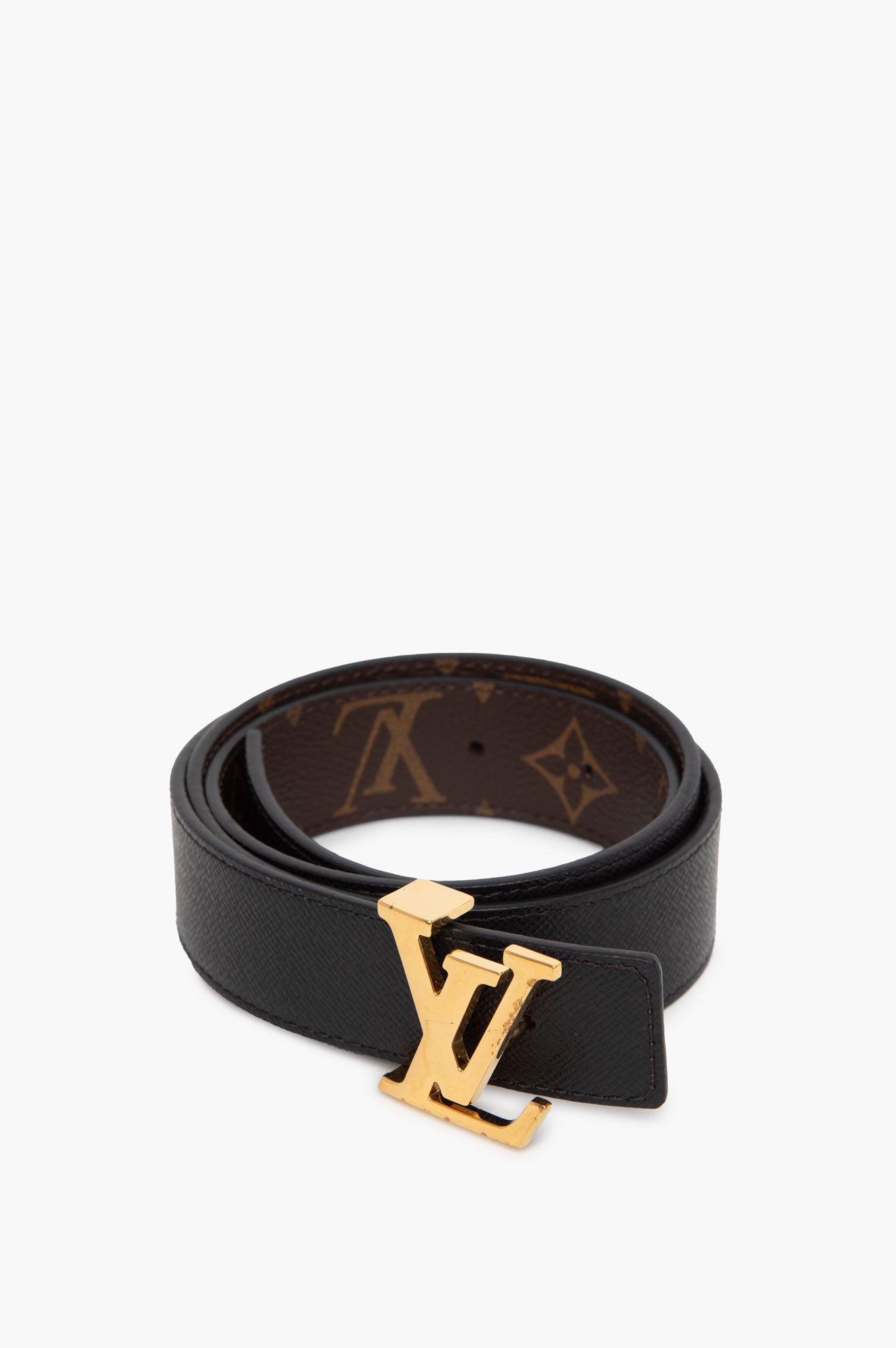 Louis Vuitton 30mm Monogram Reversible Belt Size 80