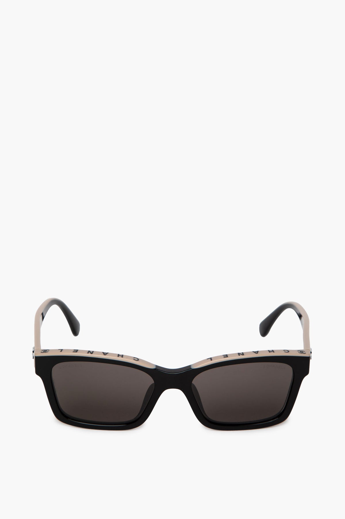 Chanel Black/Beige Square CC Logo 5417-A Sunglasses