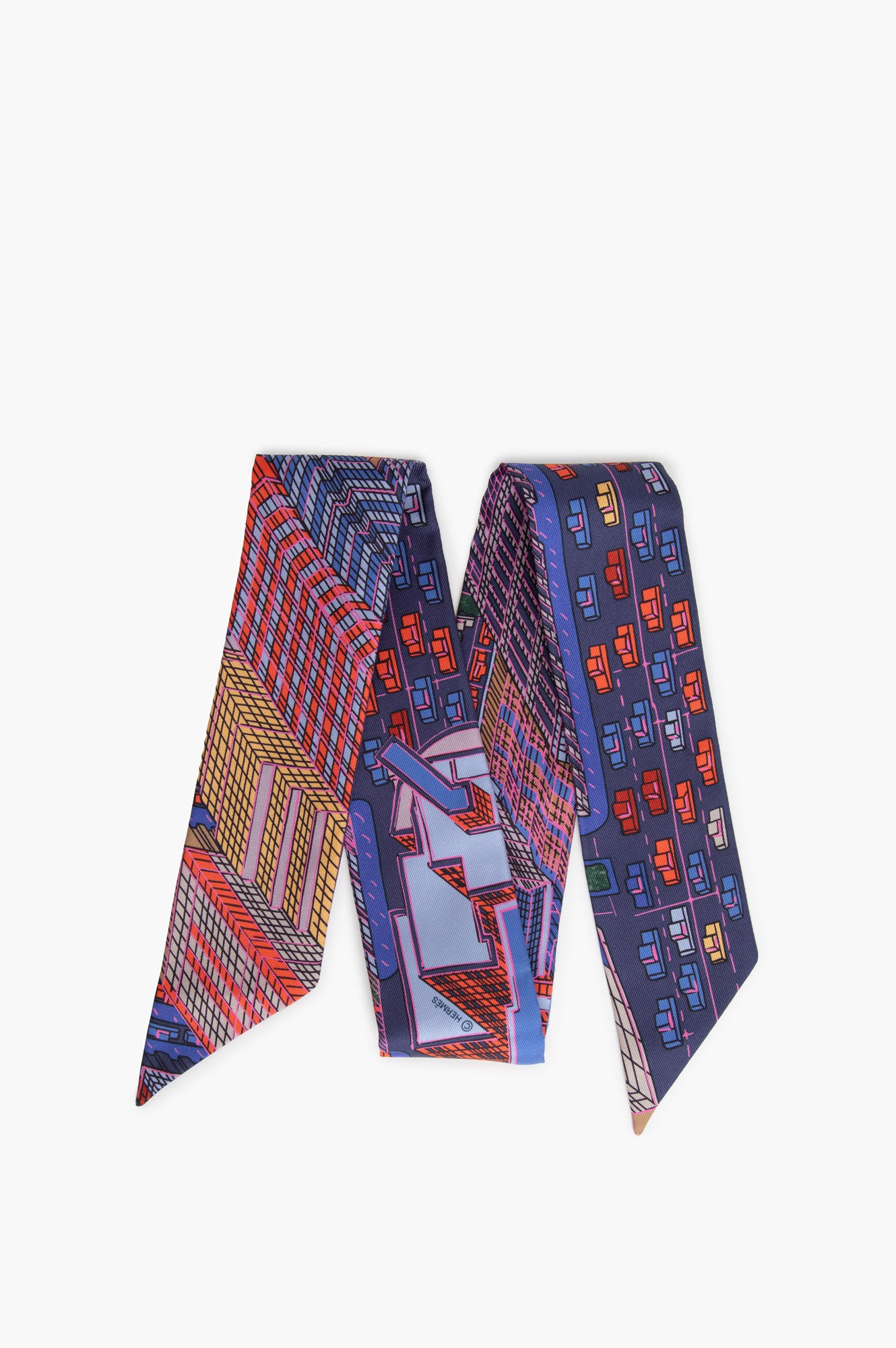 Hermes Blue Purple Twilly