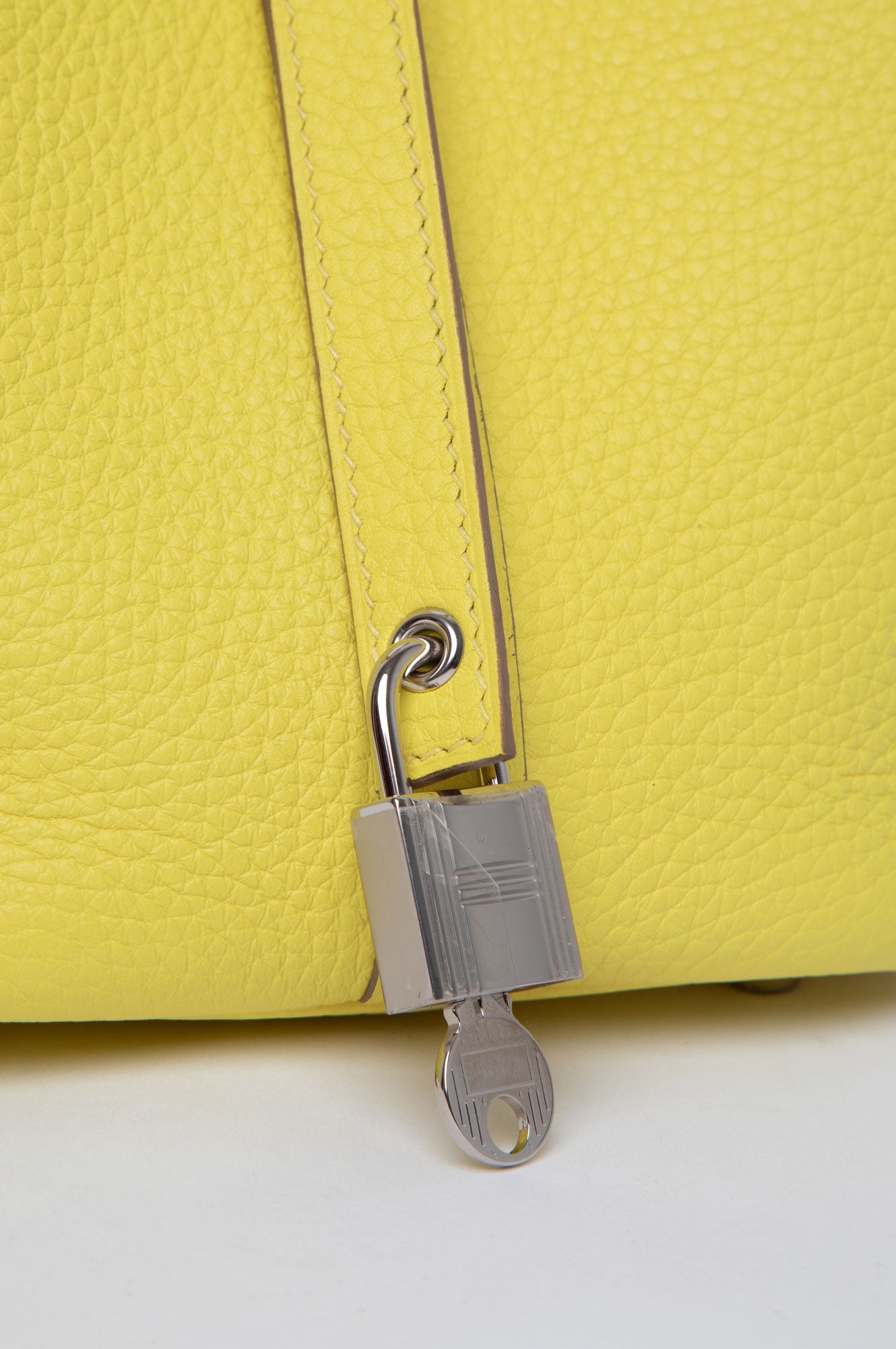 Hermes 2022 Picotin Lock 18 Lime 9R Clemence Leather Bag