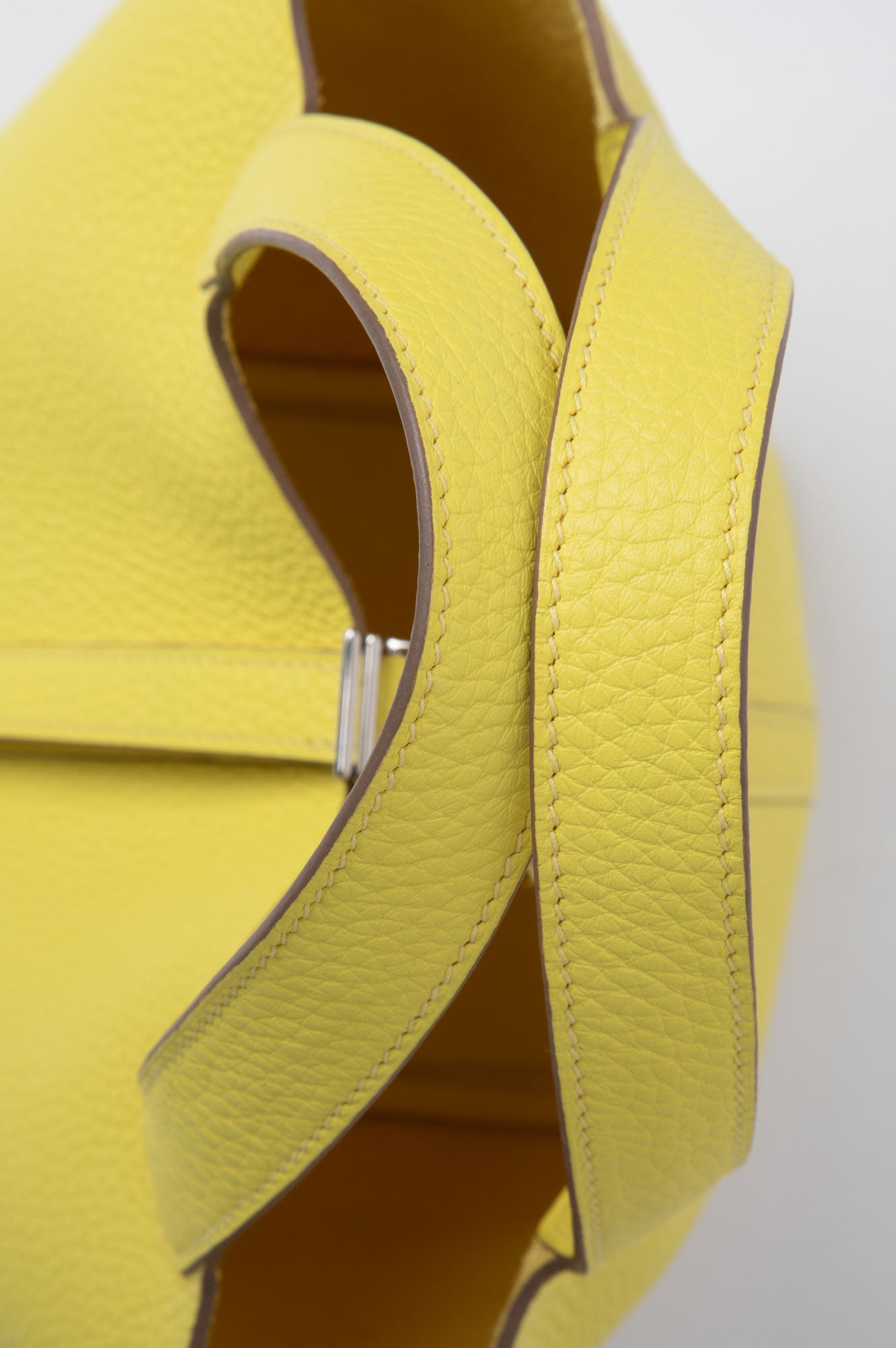 Hermes 2022 Picotin Lock 18 Lime 9R Clemence Leather Bag