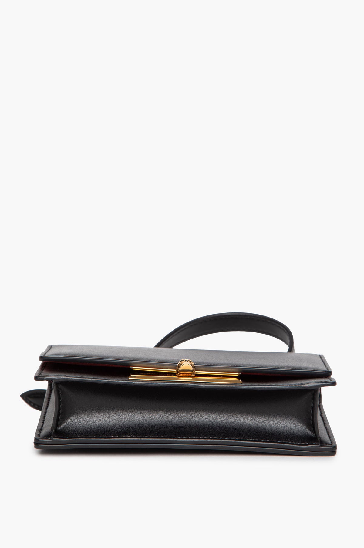 Alexander McQueen Black Calfskin Skull Lock Liberty Mini Bag