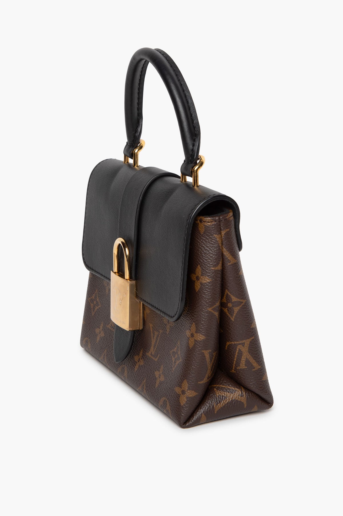 Louis Vuitton Monogram/Black Calfskin Locky BB