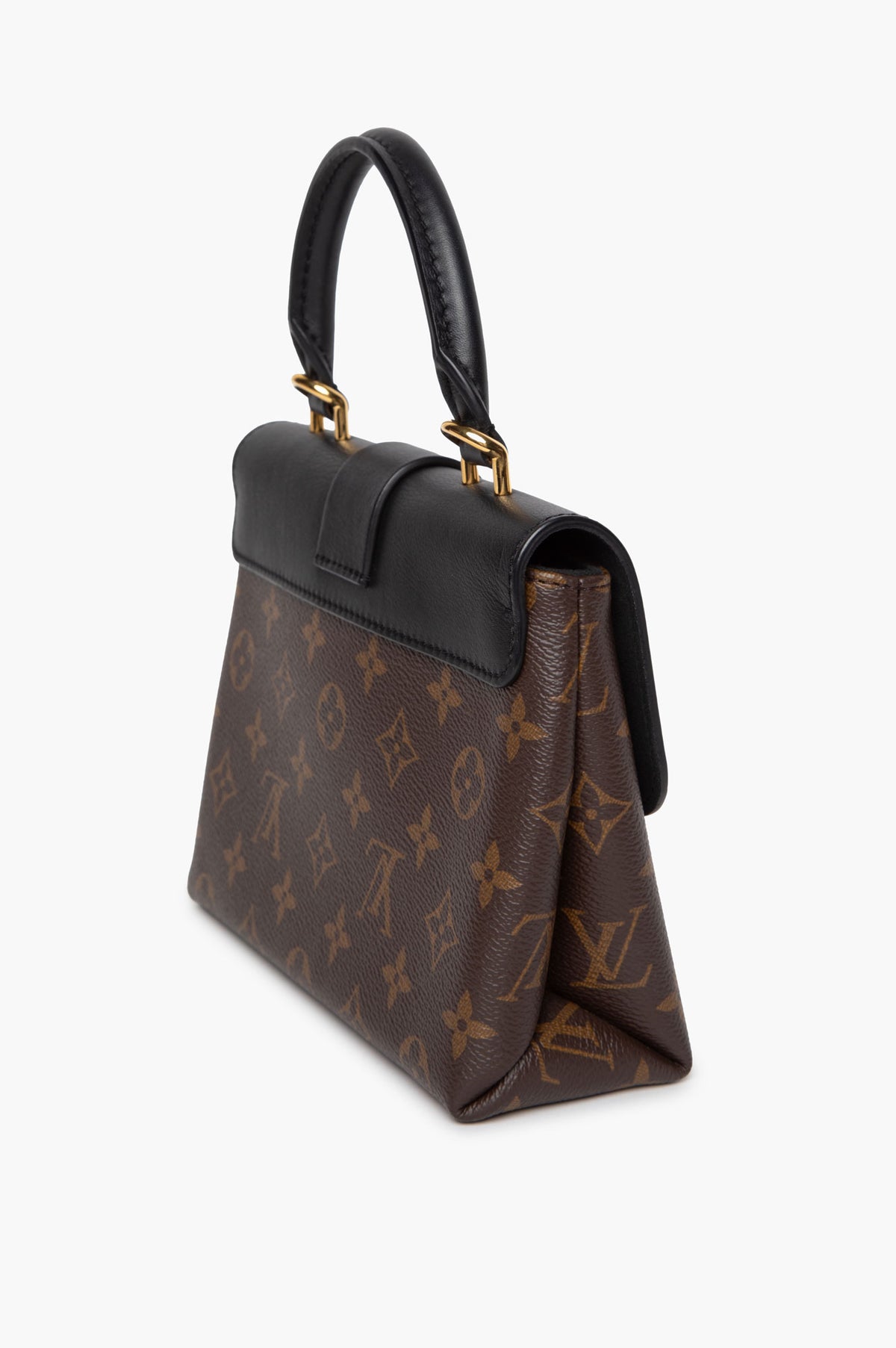 Louis Vuitton Monogram/Black Calfskin Locky BB