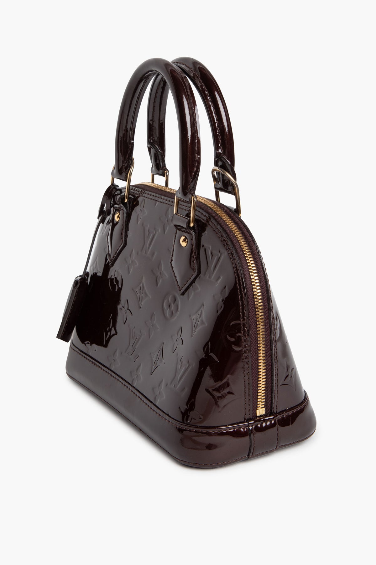 Louis Vuitton Monogram Amarante Vernis Alma BB