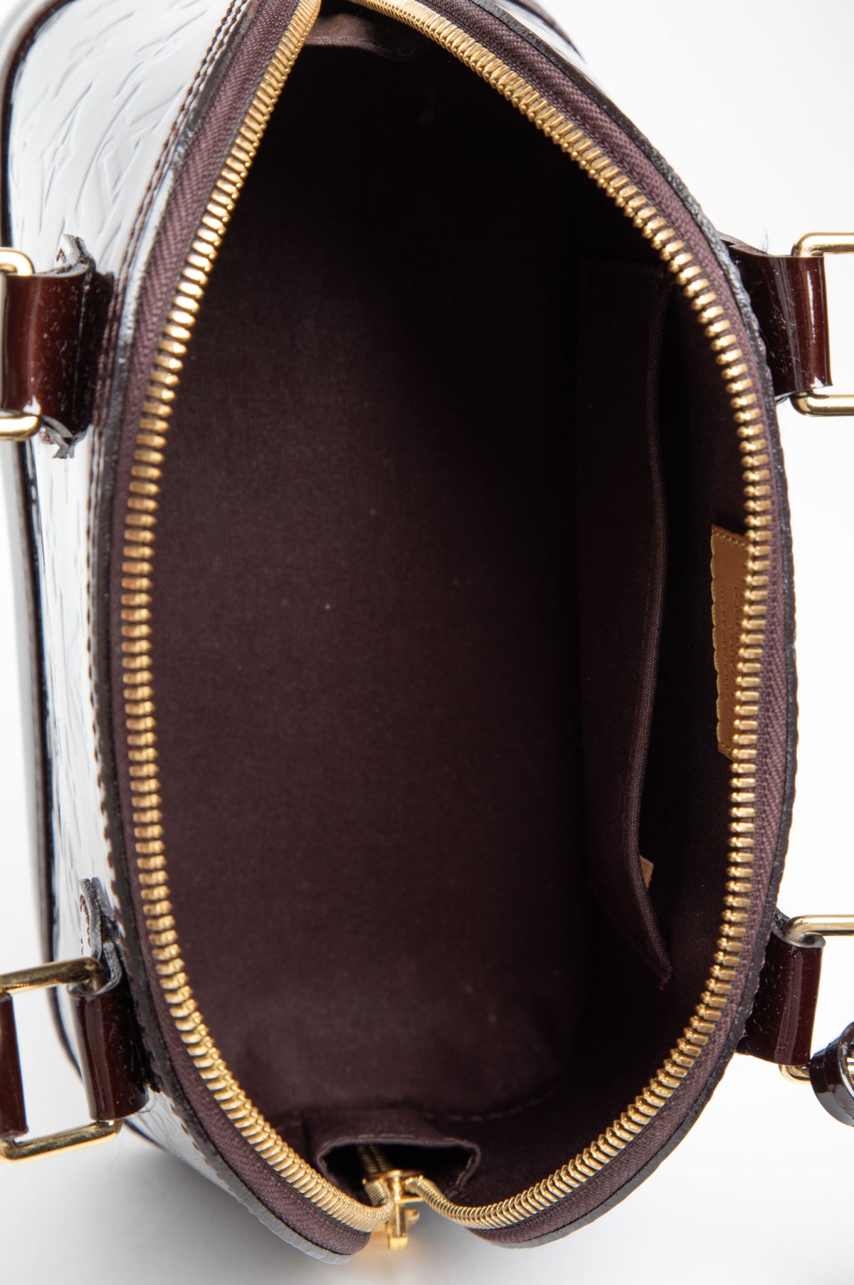 Louis Vuitton Monogram Amarante Vernis Alma BB