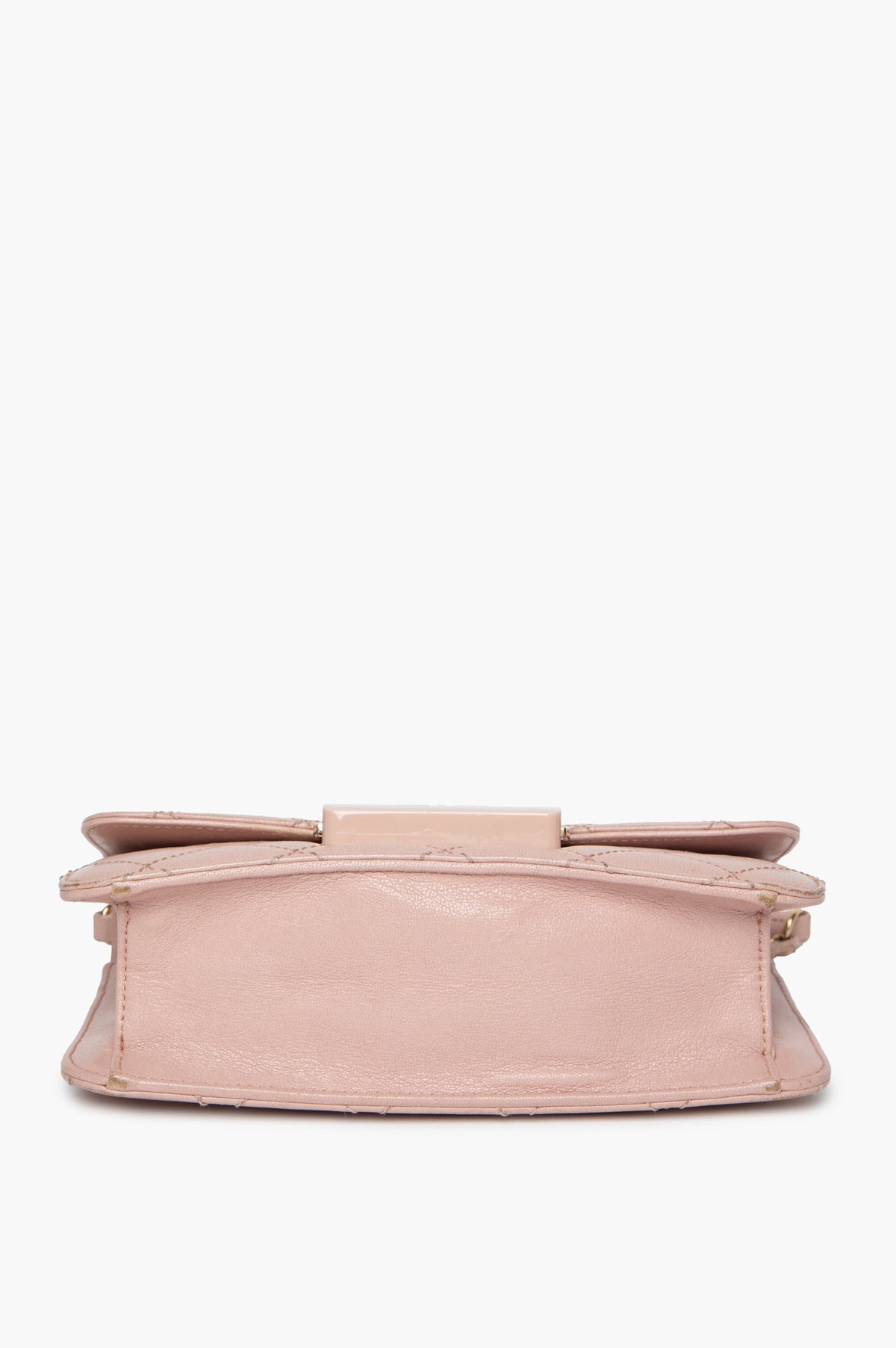 Chanel Pink Quilted Sheepskin Mini Beauty Lock Flap Bag