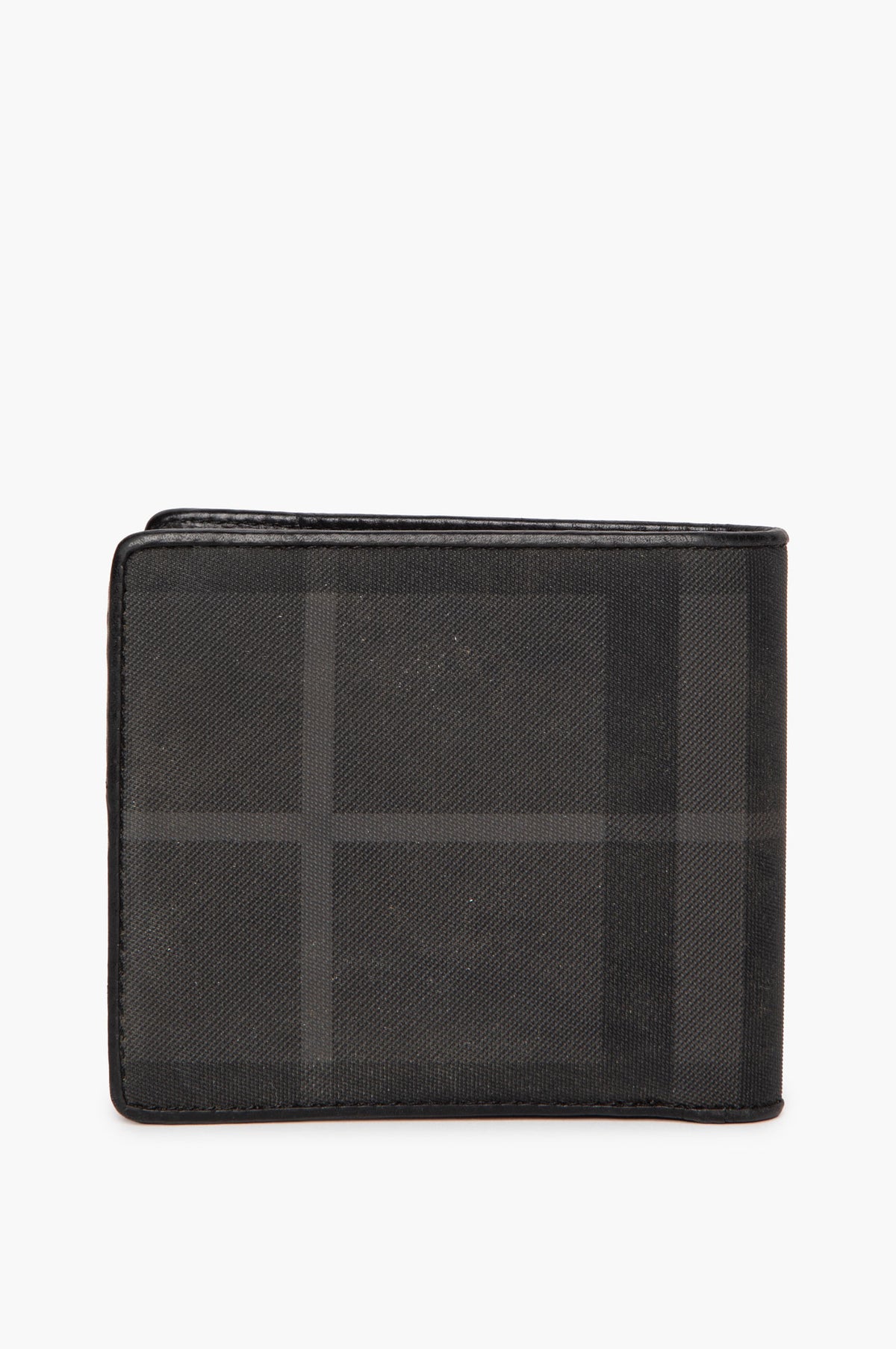Burberry Black/Grey Beat Check Bifold Wallet