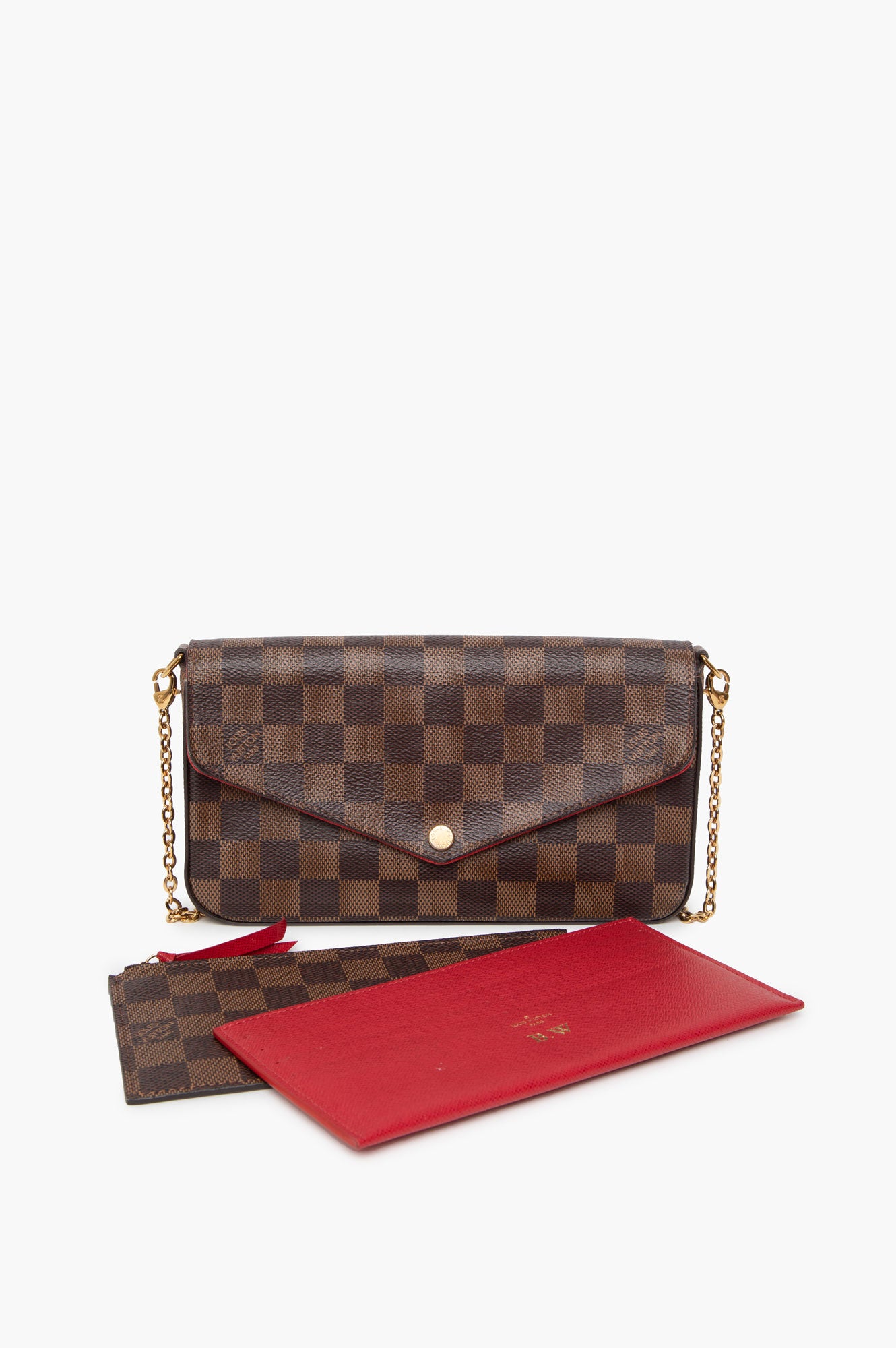 Louis Vuitton Damier Ebene Felicie Pochette Bag
