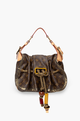 Louis Vuitton Brown Monogram Kalahani Bag PM