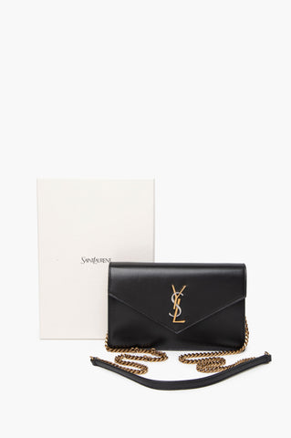 Saint Laurent Sac Cassandre Black Shoulder Bag