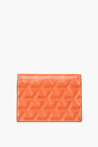 Goyard Orange Card Holder