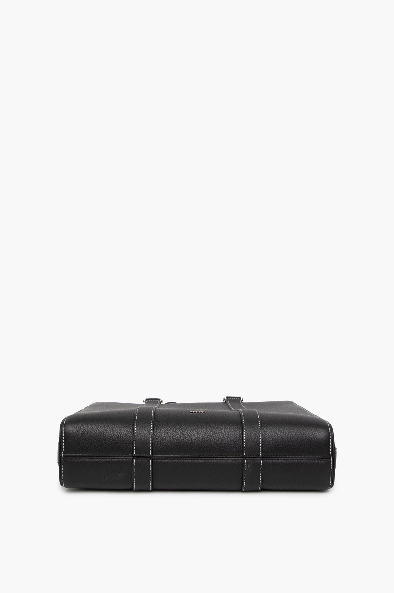 Christian Dior Black Lingot Briefcase Bag