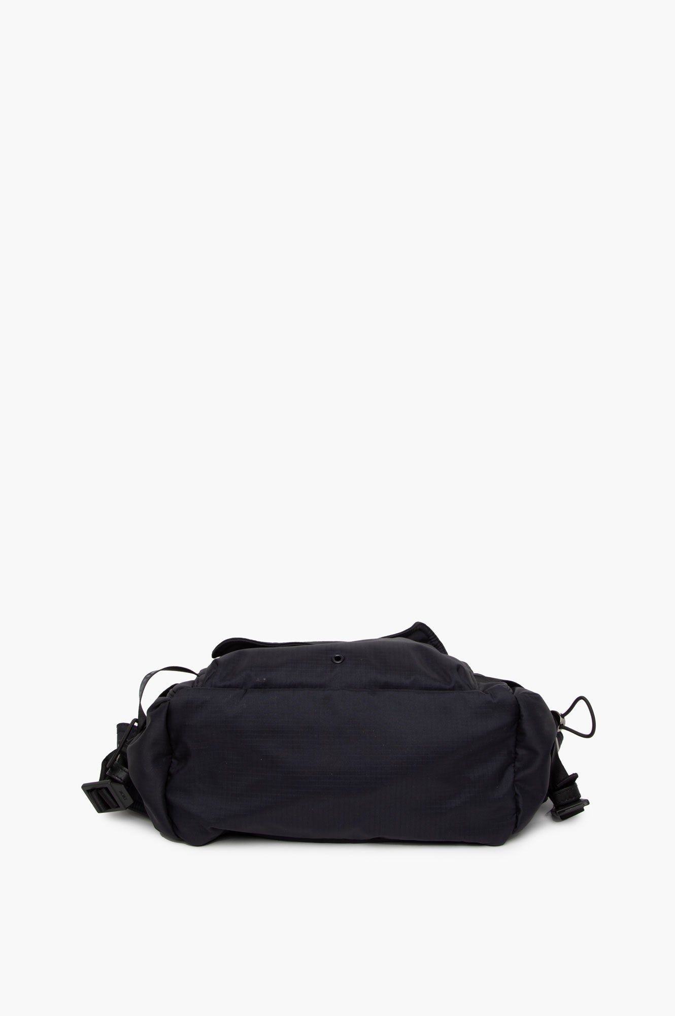 Christian Dior Black Nylon Saddle Waist Bag