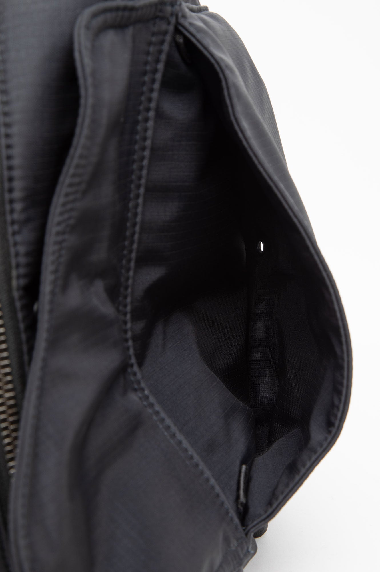 Christian Dior Black Nylon Saddle Waist Bag