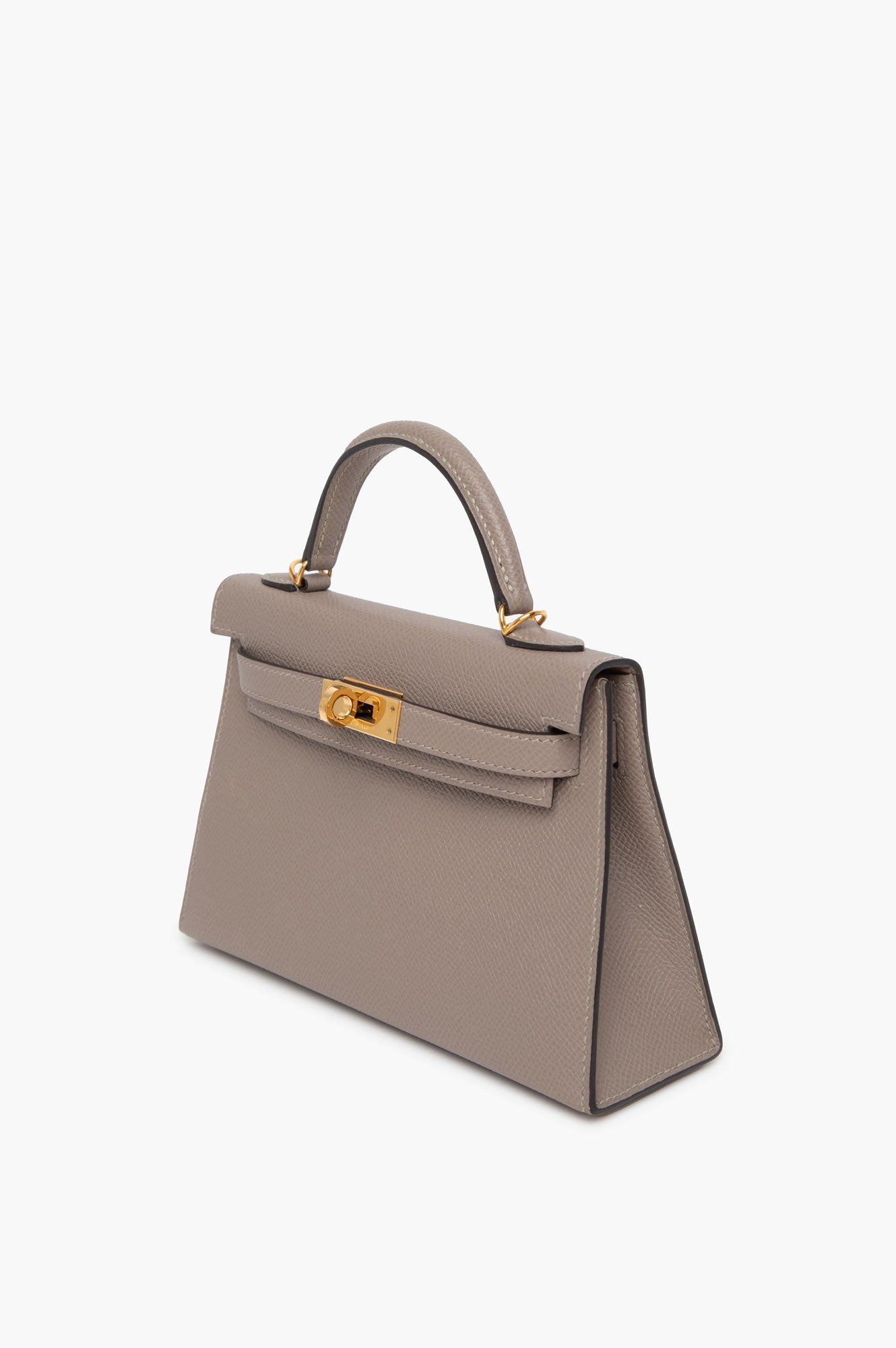 Hermes 2017 Mini Kelly II Etaupe GHW Bag