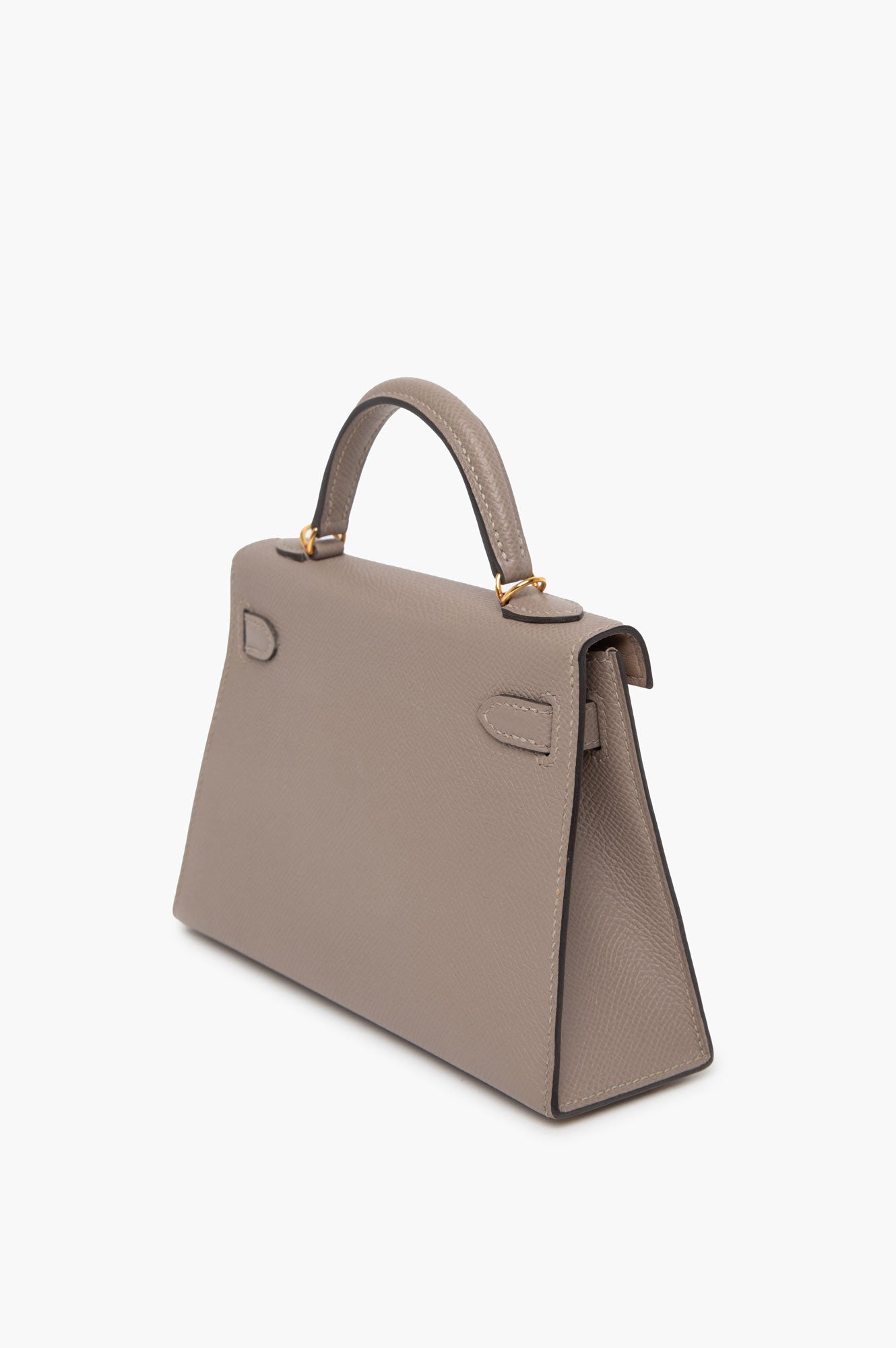 Hermes 2017 Mini Kelly II Etaupe GHW Bag