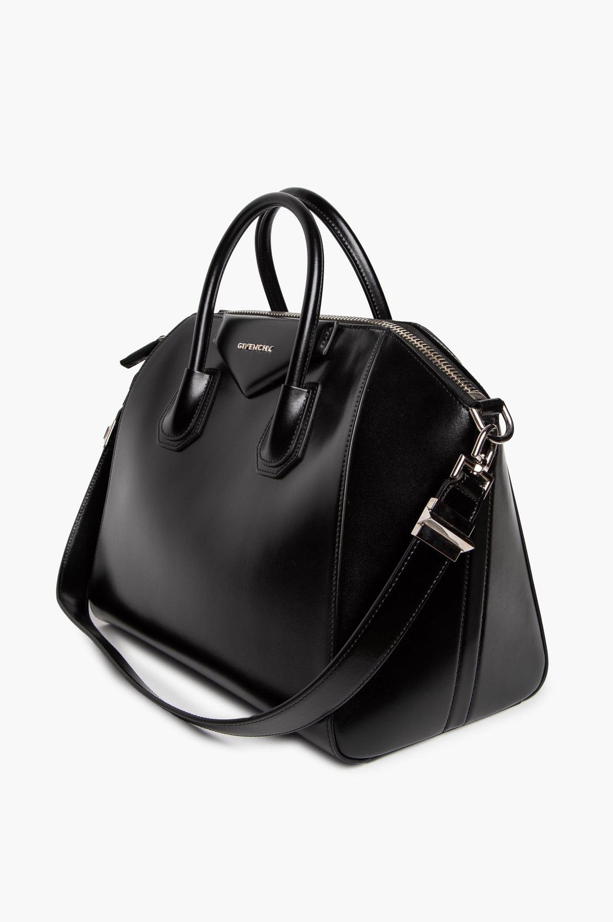 Givenchy Black Box Leather Medium Antigona Bag