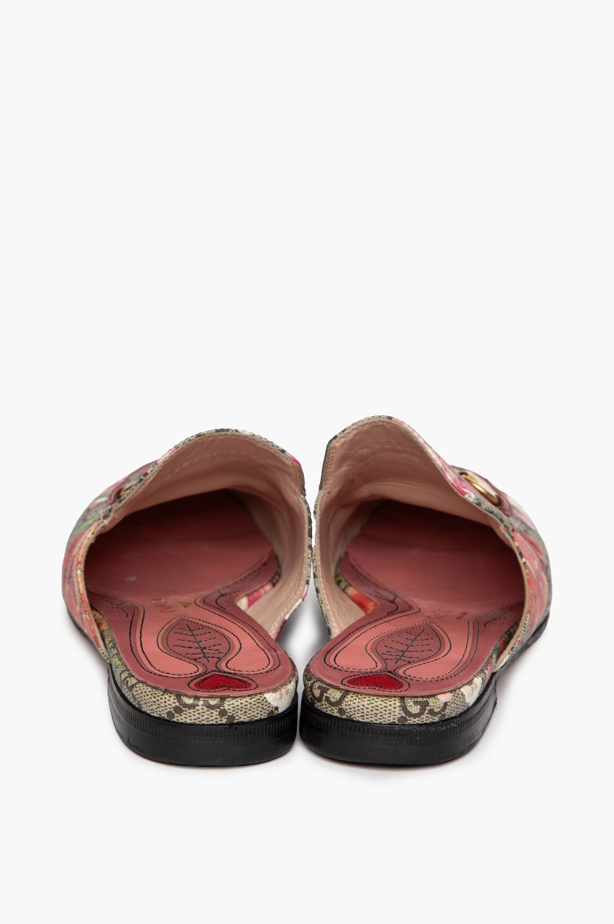 Gucci Princetown GG Blooms Mules Size 35.5