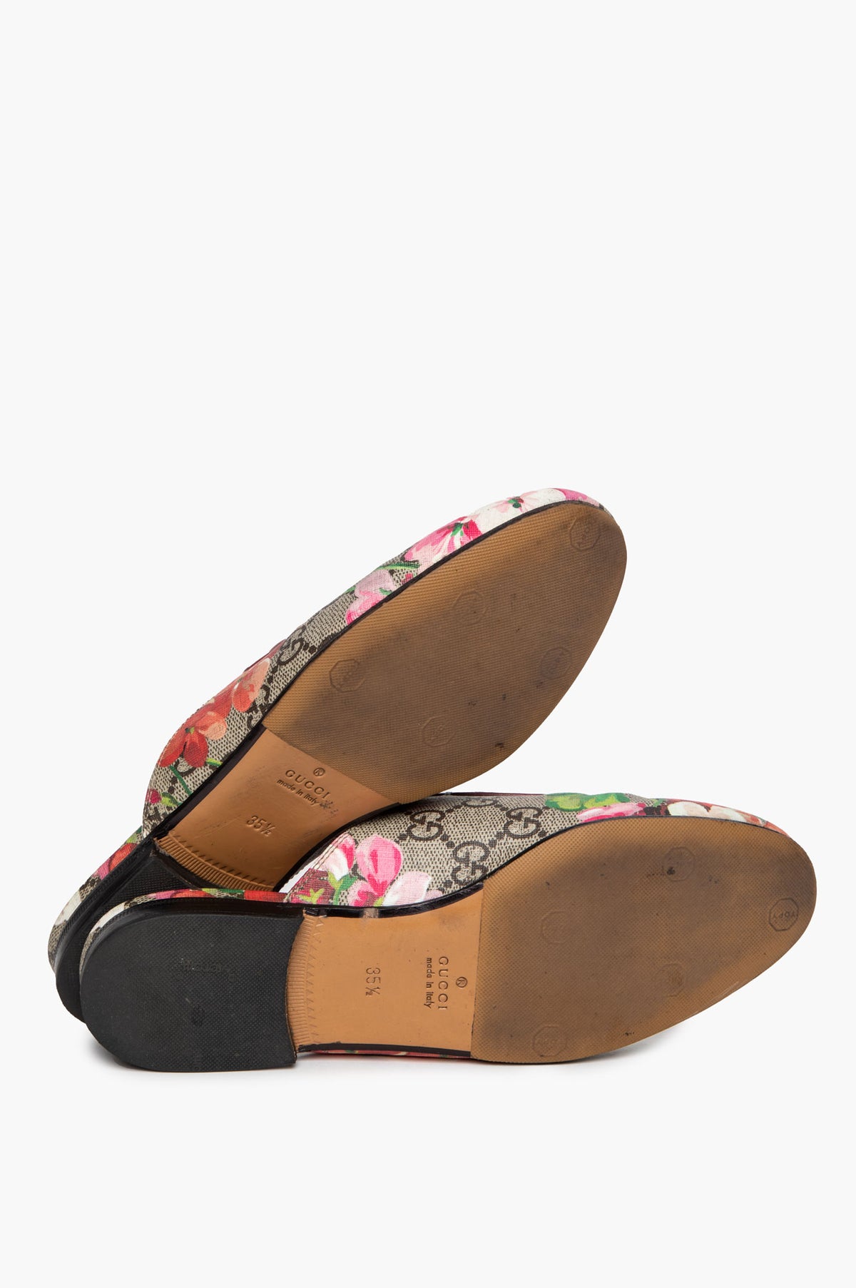 Gucci Princetown GG Blooms Mules Size 35.5