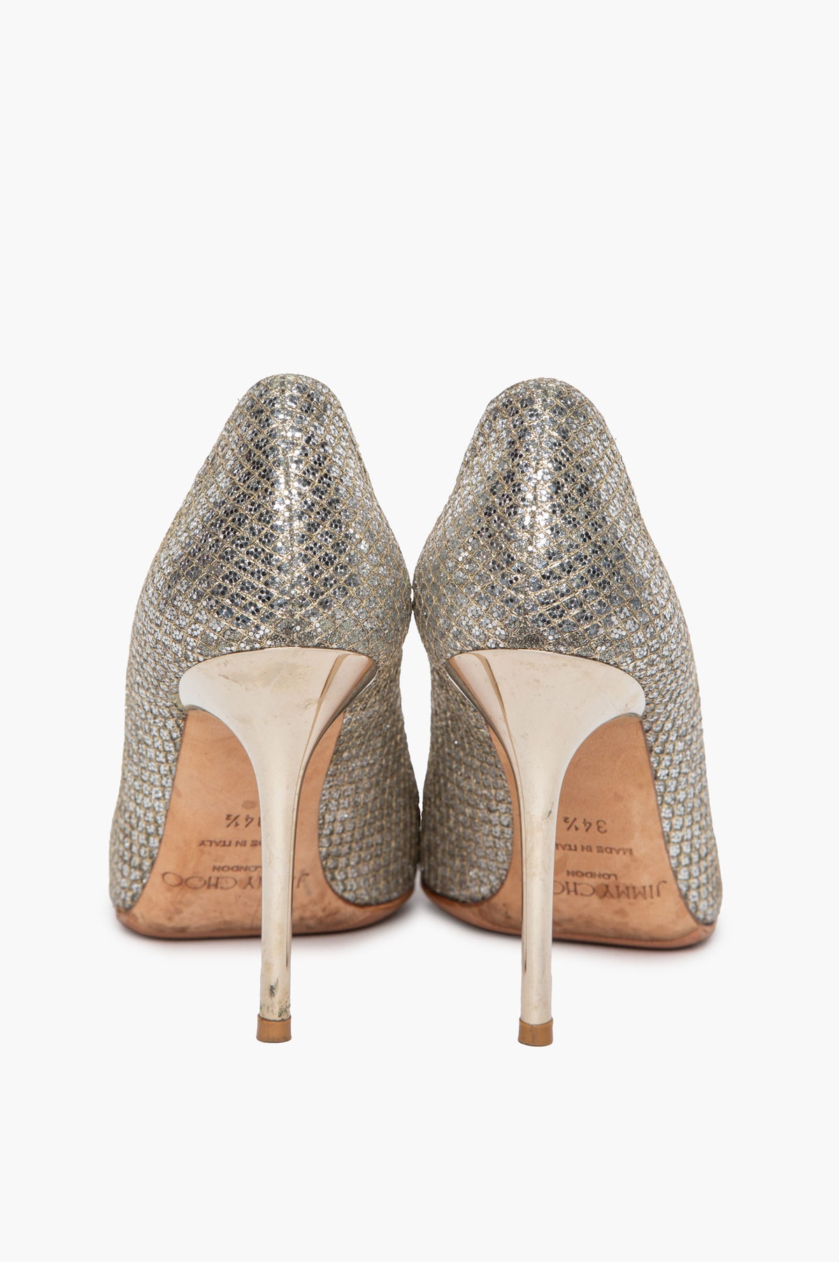 Jimmy Choo Cream Patent Aurelie 65 Pumps Size 35