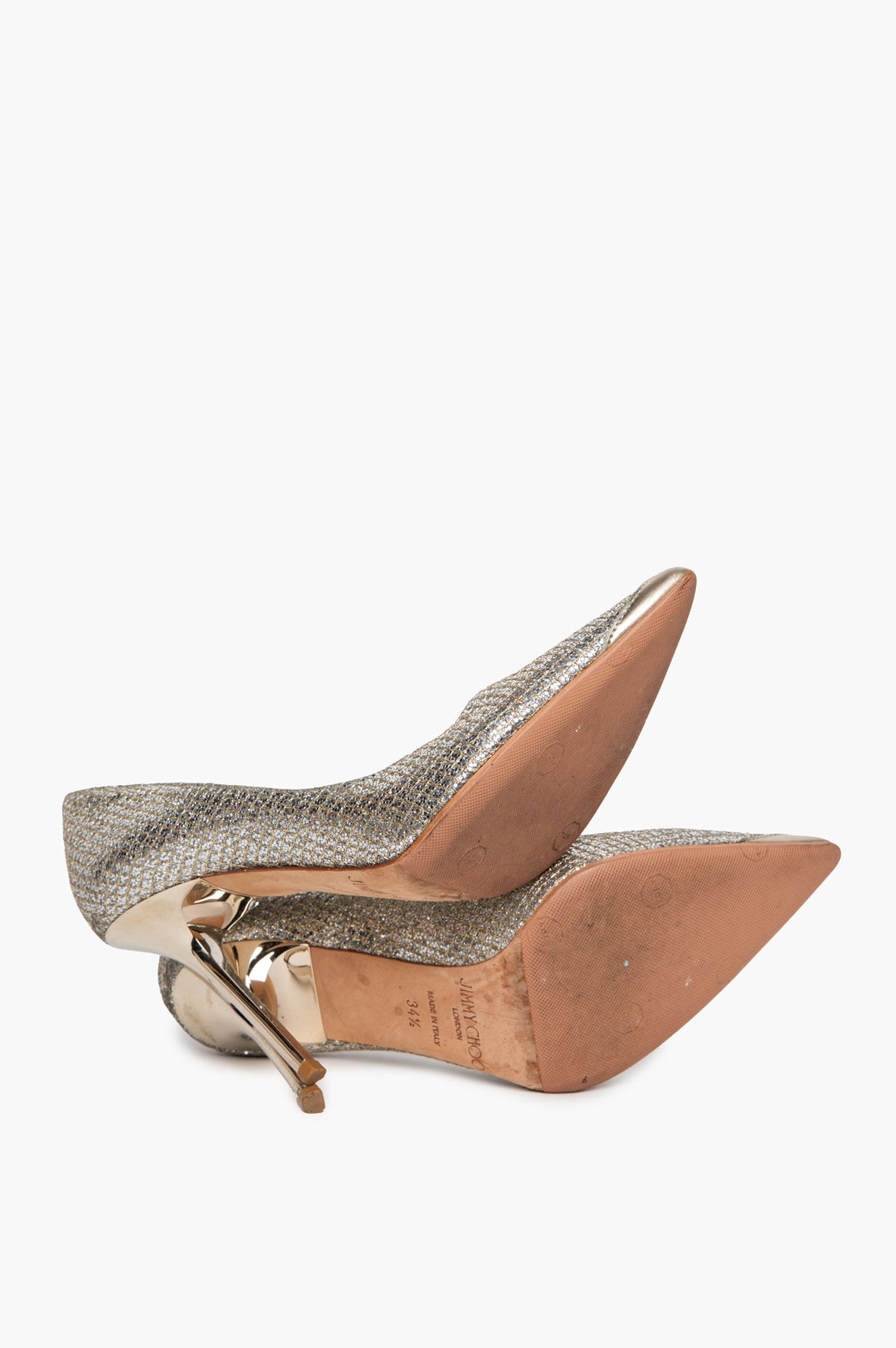 Jimmy Choo Cream Patent Aurelie 65 Pumps Size 35
