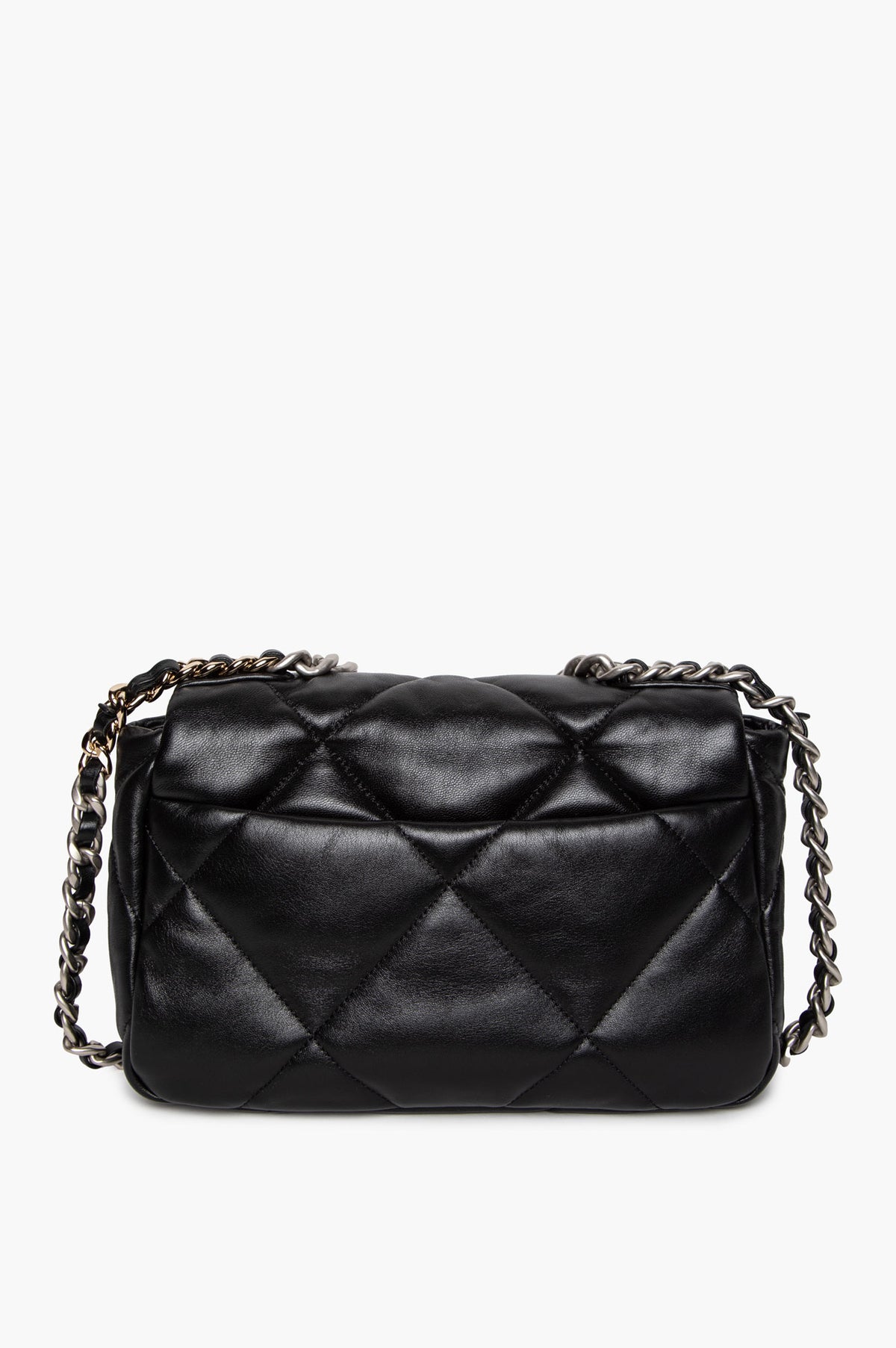 Chanel Black Lambskin Medium 19 Bag
