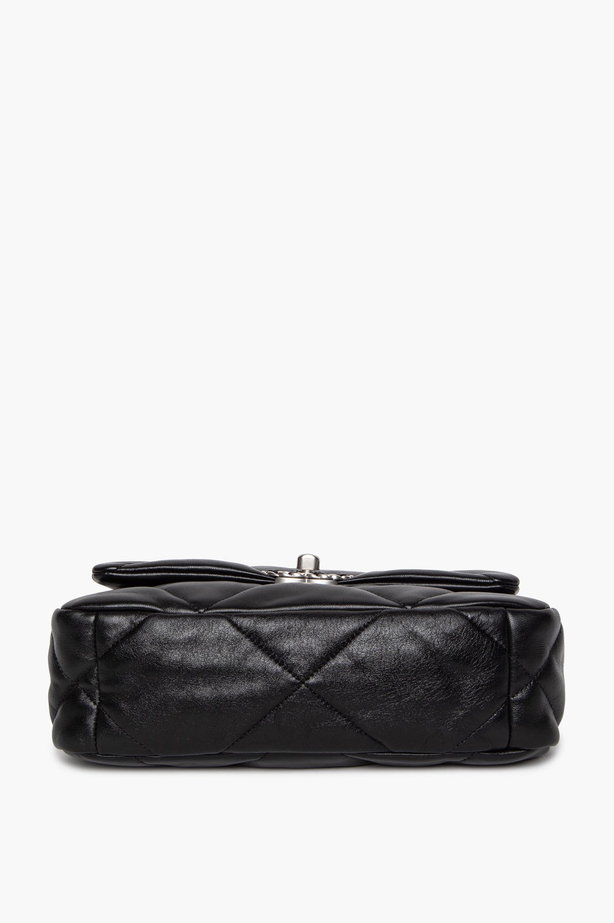 Chanel Black Lambskin Medium 19 Bag