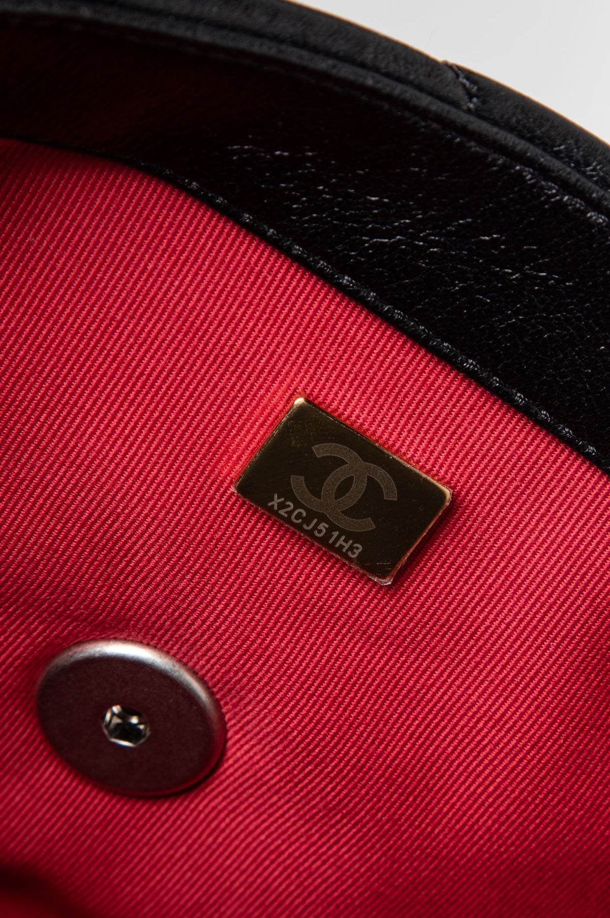 Chanel Black Lambskin Medium 19 Bag