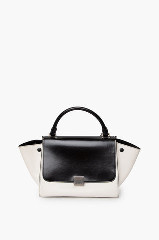 Celine White and Black Trapeze Medium