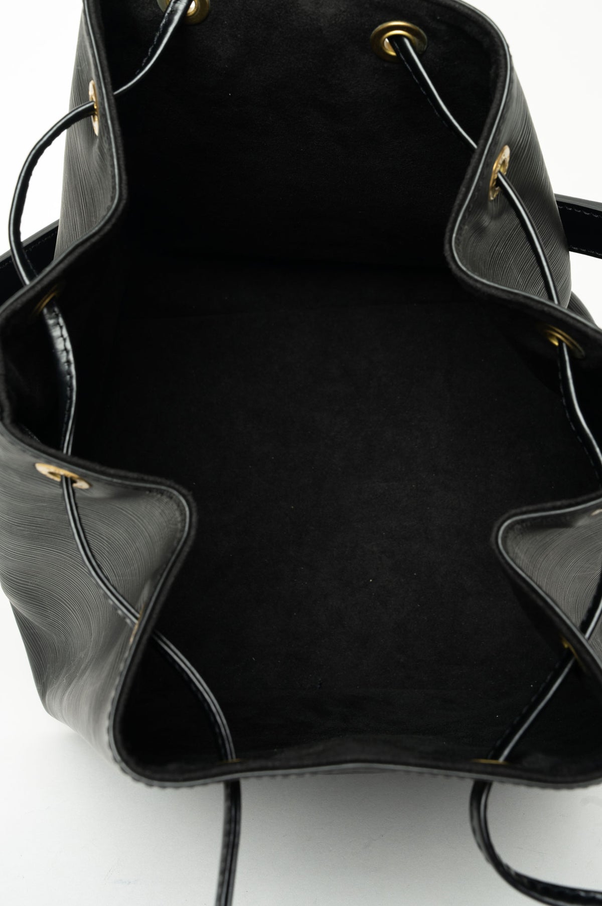 Louis Vuitton Black Epi Leather Petit Noe Bucket Bag