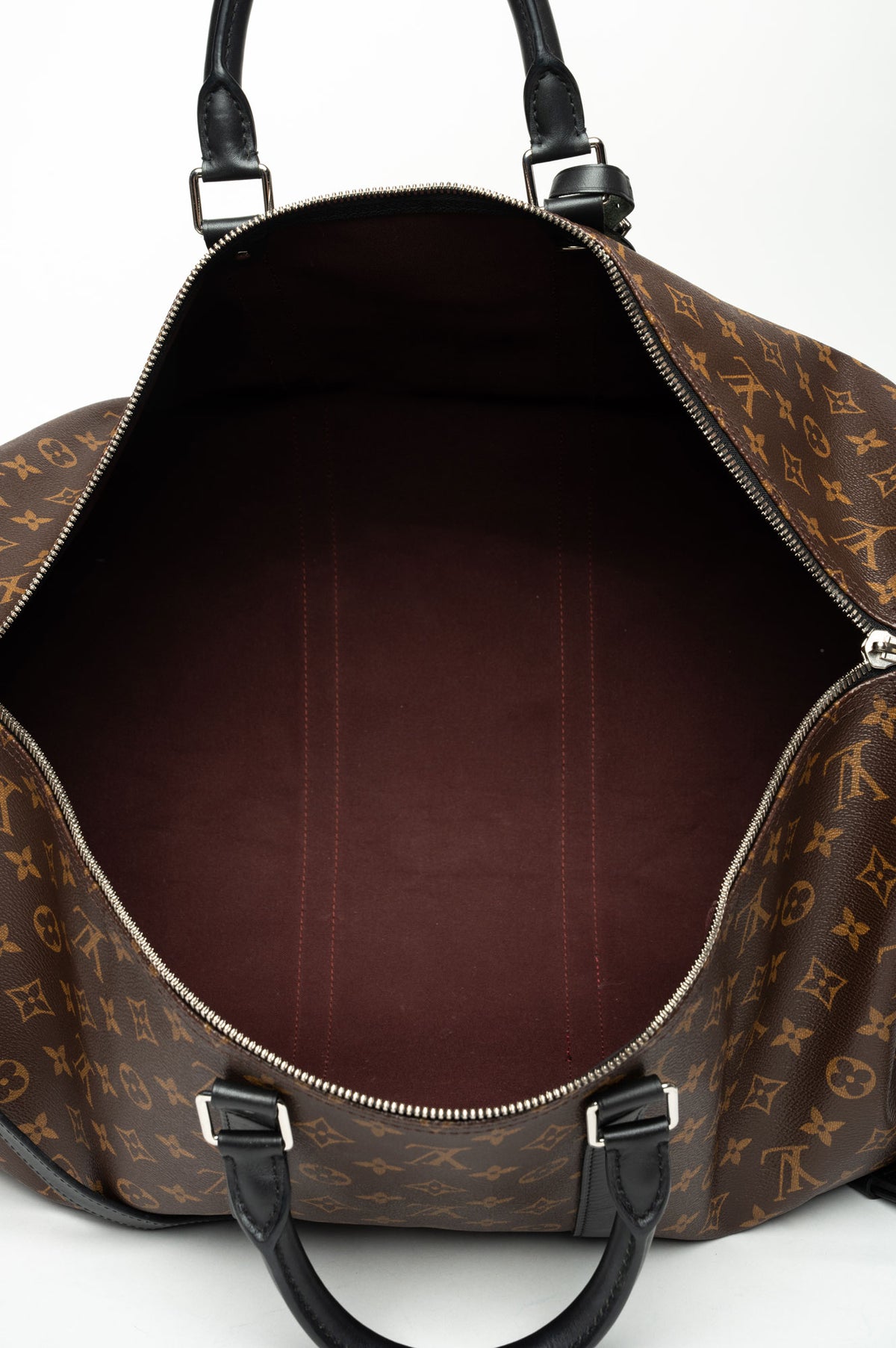 Louis Vuitton Monogram Macassar Keepall Boundoulière 55