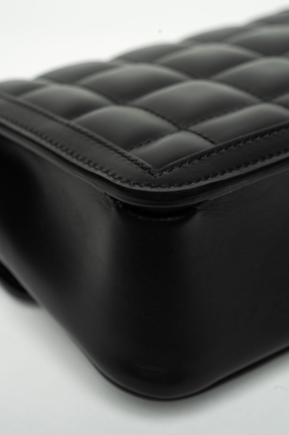 Gucci Black Quilted Leather Mini Deco Chain Shoulder Bag