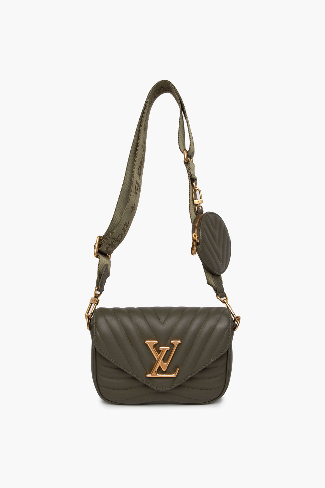 Louis Vuitton Green New Wave Multi Pochette Bag